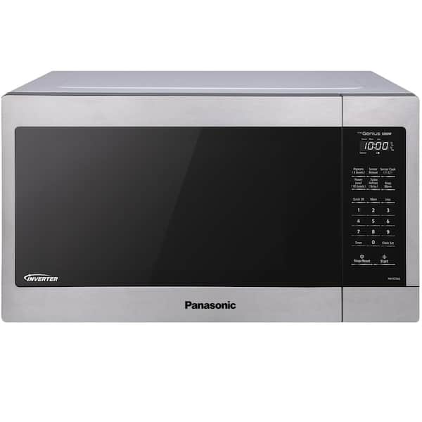 Panasonic 1.6 cu. ft. Countertop Microwave in Stainless Steel with Inverter Technology and Genius Sensor Cooking