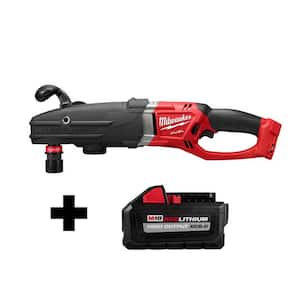 M18 FUEL GEN II 18-Volt Lithium-Ion Brushless Cordless 1/2 in. Hole Hawg Right Angle Drill W/ Free 8.0Ah Battery