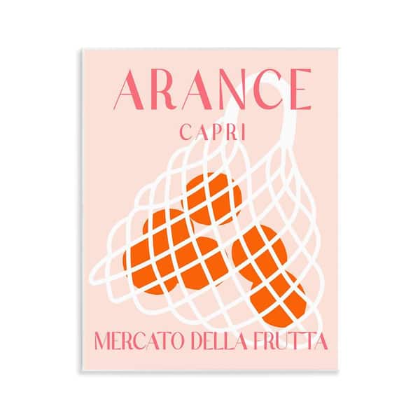 Stupell Industries Modern Apples Fruit Market by Daphne Polselli Unframed Food Graphic Art Print 14 in. x 11 in.