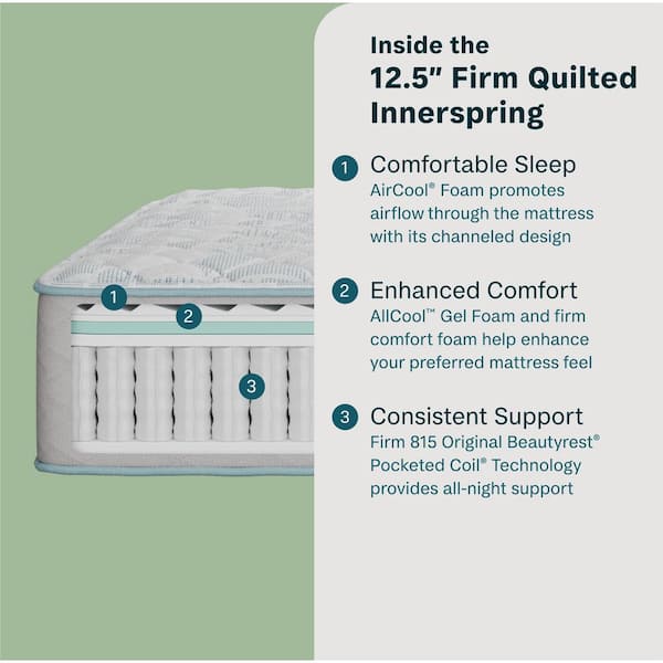 Slumberscape Full Firm 12.5 in. Mattress