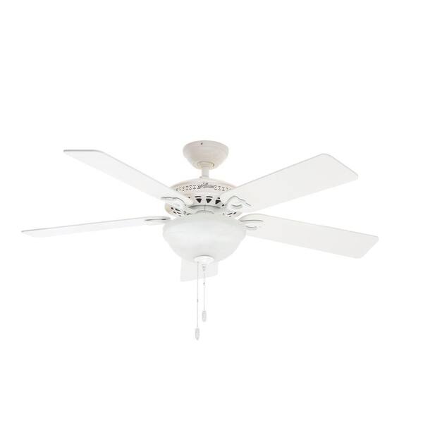 Hunter Fan Company 53059 The Astoria 2 Light Indoor Ceiling Fans in White for sale online 