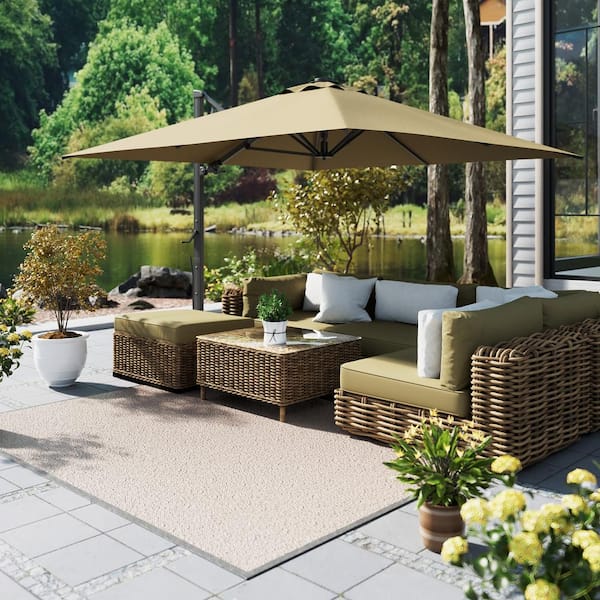 Amazon.com : PURPLE LEAF 11 FT Square Patio Cantilever