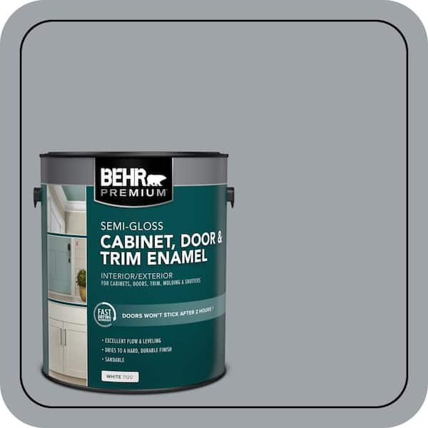 1 gal. #N510-4 Supernova Semi-Gloss Enamel Interior/Exterior Cabinet, Door & Trim Paint