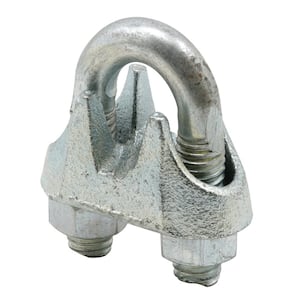 3/8 in. Galvanized Cable Clamp (2-pack)