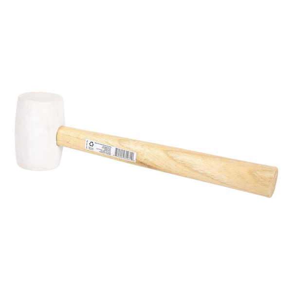 HART 16-Ounce White Rubber Mallet 