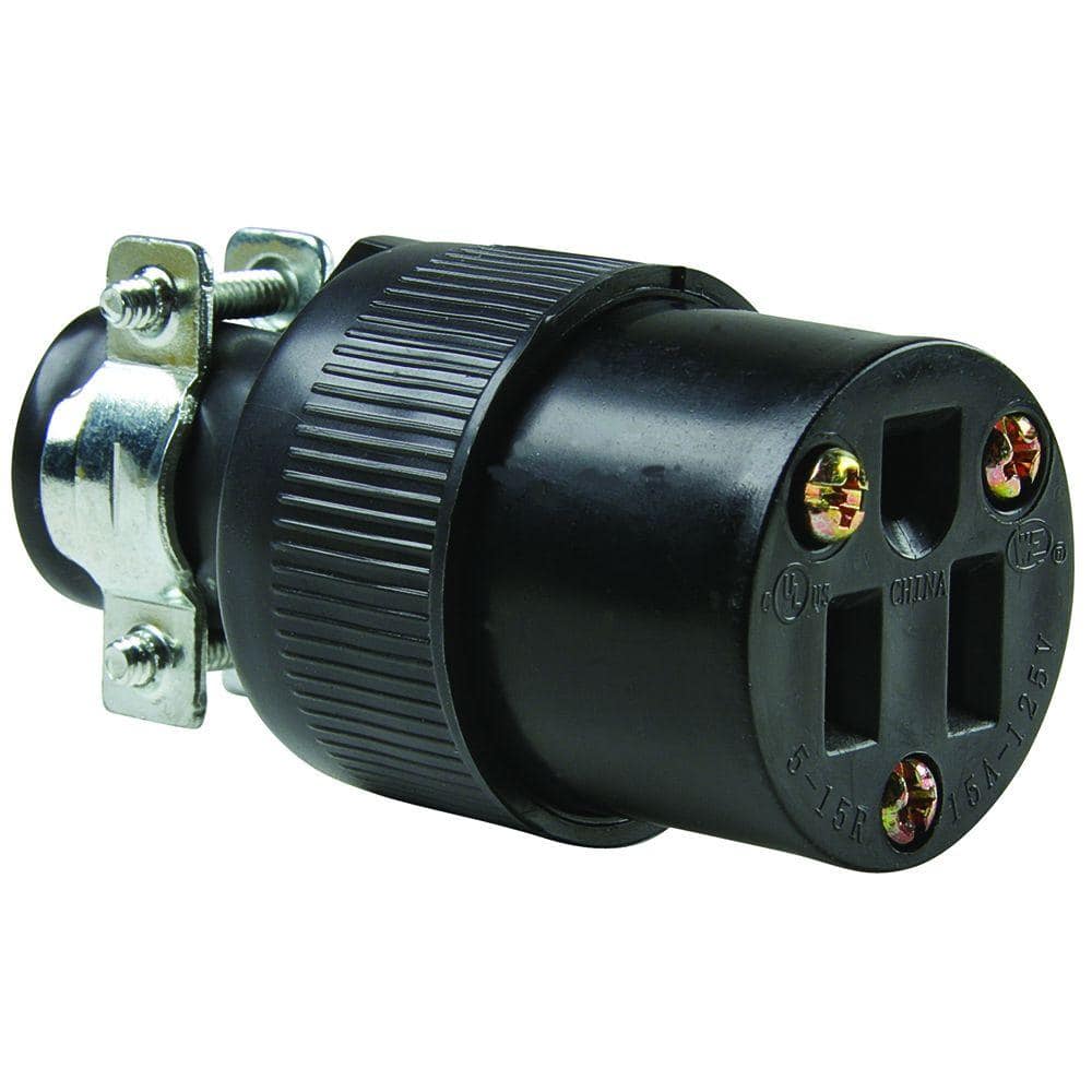 Pass & Seymour 15 Amp 125-Volt NEMA 5-15R Rubber Connector with Vinyl Cord Clamp price history on PriceWatchPro
