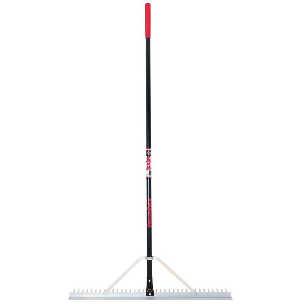 Razor-Back 36 in. Aluminum Landscape Rake 2916500 - The Home Depot