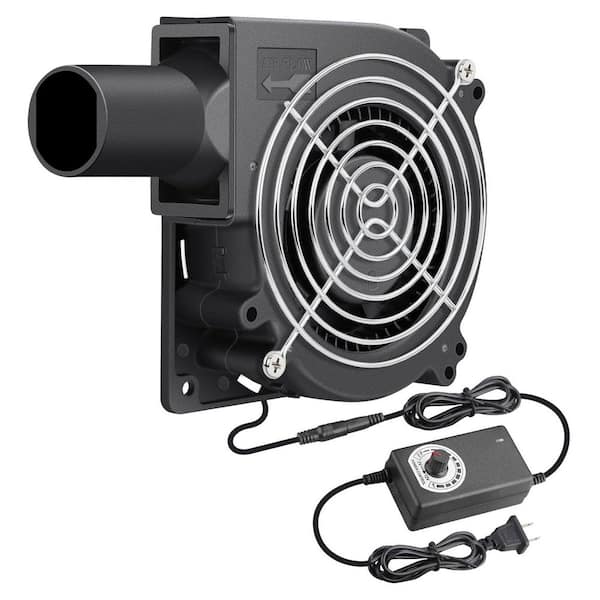 Dual Ball Blower Fan with Variable Speed Controller High Velocity Airflow for Inflatables and BBQ 12V AC Plug