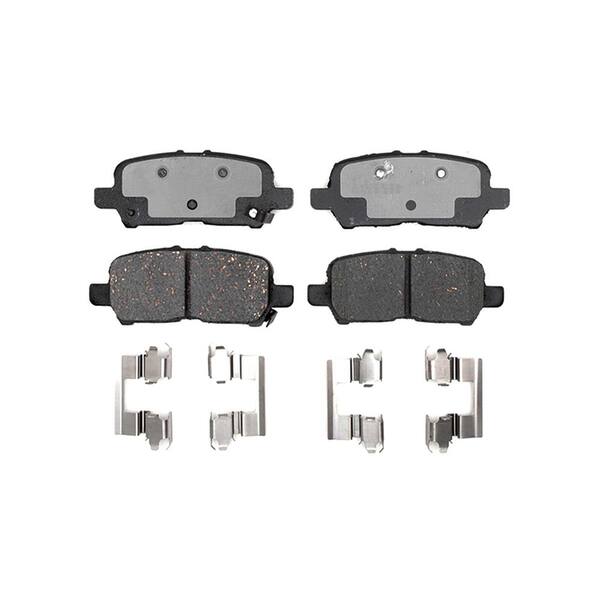 ACDelco Advantage Semi-Metallic Front Disc Brake Pad Set - Reliable Braking Performance