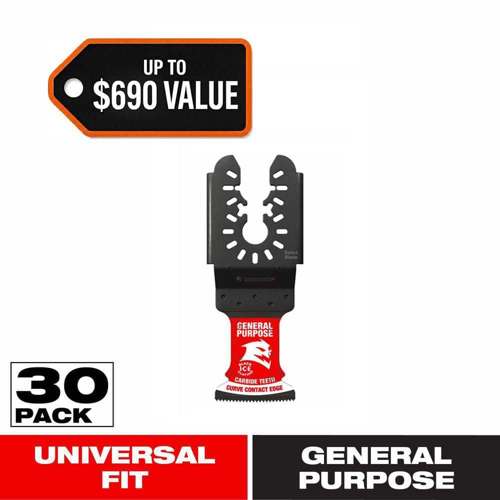 1-1/4 in. AMPED Demo Demon Universal Fit Carbide Teeth Oscillating Blade for General Purpose (30-pack) price history on PriceWatchPro