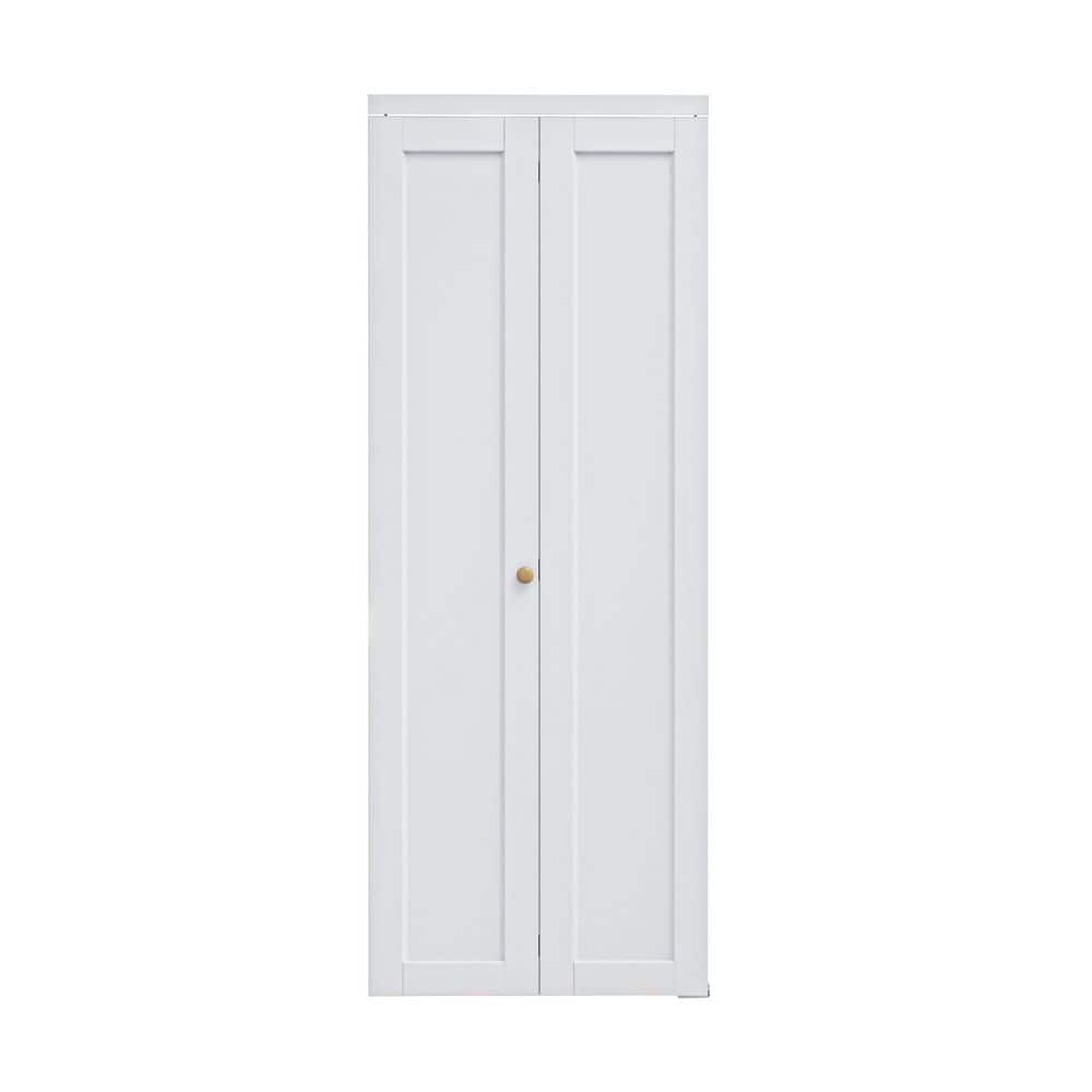 32 in. x 80 in. 1-Panel Solid Core White Primed Composite MDF Interior Closet Bi-Fold Door with Hardware price history on PriceWatchPro