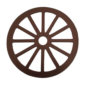 3-1/8 in. Dia Oil Rubbed Bronze Wagon Wheel Decorative Roller Cover