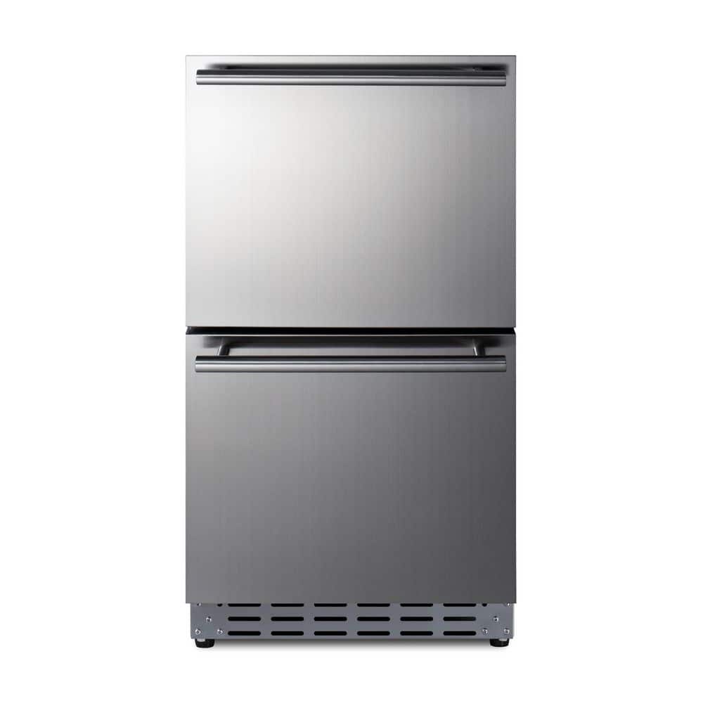 3.4 cu. ft. Double Drawer Standard Refrigerator in Stainless Steel, ADA Compliant price history on PriceWatchPro