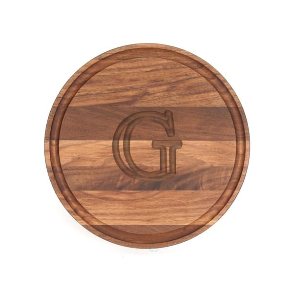 BigWood Boards Round Walnut Cheese Board G