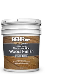 5 Gal. Natural Clear Transparent Waterproofing Exterior Wood Finish