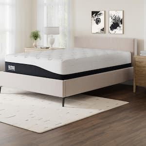 Love by Venus Williams Twin XL Plush 14in Gel Memory Foam and Spring Hybrid Mattress in a Box