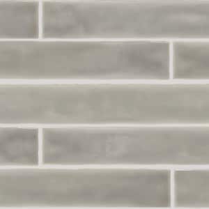 Artistic Reflections Rain 2 in. x 20 in. Glazed Ceramic Undulated Wall Tile (5.24 sq. ft./Case)