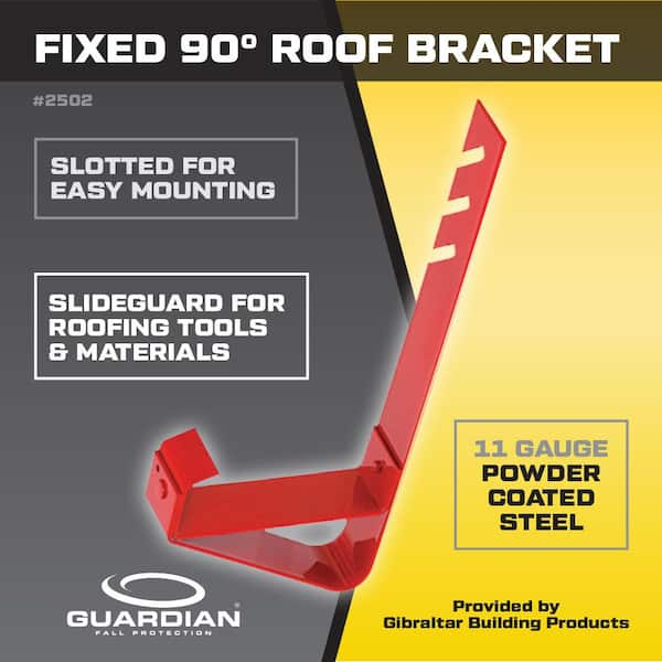 Guardian Fall Protection 10 in. Adjustable Roof Bracket 2500 - The Home  Depot