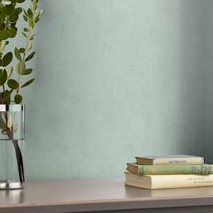 Plain Duck Egg Removable Non-Woven Paper Wallpaper