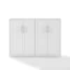 White sideboard displayed on a plain background.