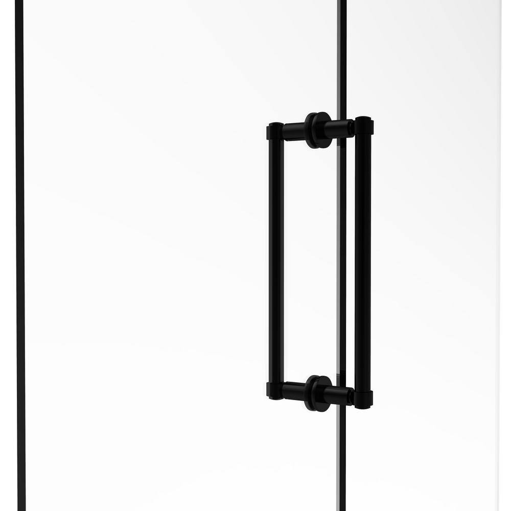 Allied Brass Contemporary 12 in. Back to Back Shower Door Pull in Matte