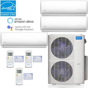 Olympus 48,000 BTU 4-ton 3-Zone 22.4 SEER Ductless Mini-Split AC and Heat Pump with 12K+12K+24K & 3-25ft. Lines -230V