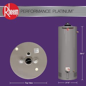 Performance Platinum 50 Gal.Tall 12-Year 36,000 BTU Powered Damper Liquid Propane Tank Water Heater