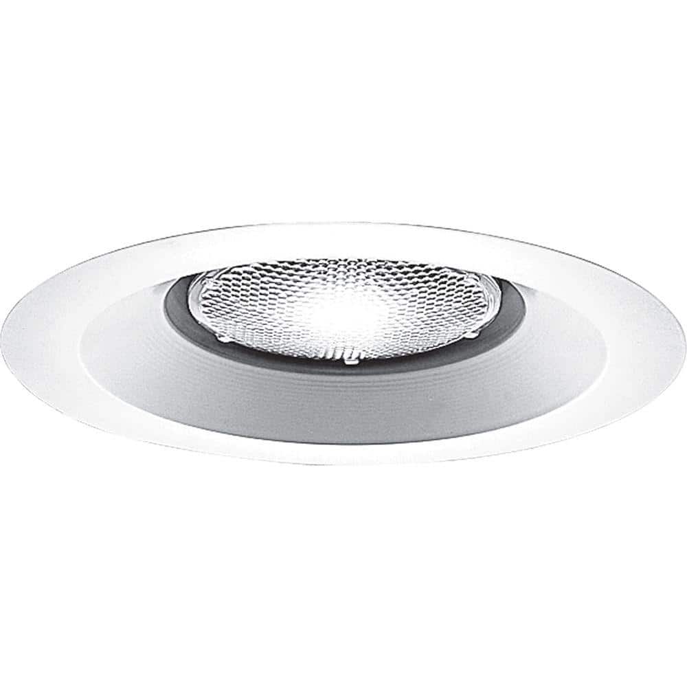6 in. White Open Trim for Shallow Recessed Housings