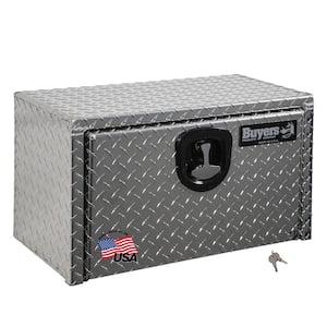 14 in. x 12 in. x 18 in. Diamond Plate Tread Aluminum Underbody Truck Tool Box