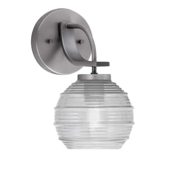 Unbranded Olympia 1-Light Graphite Wall Sconce