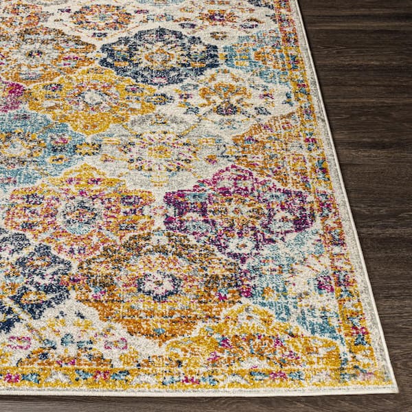 Demeter Ivory 2 ft. 7 in. x 10 ft. 3 in. Runner Rug
