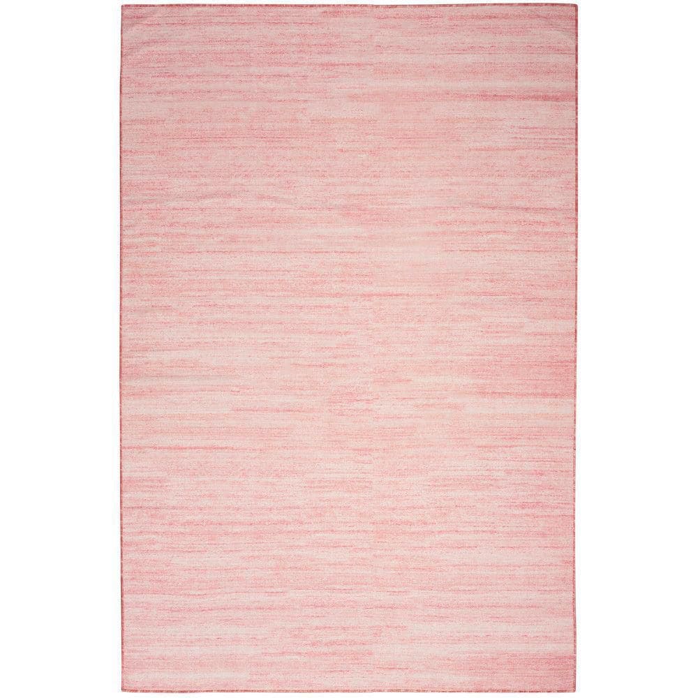 Nourison Washable Essentials Pink 4 ft. x 6 ft. All-over design ...