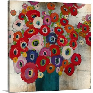 16 in. x 16 in. "Cotton Candy" by Liz Jardine Canvas Wall Art