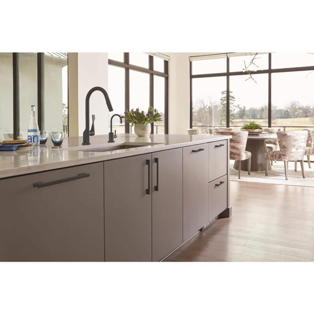 Matte Black Aluminum Cabinet Bar Pull with Mounting Hardware