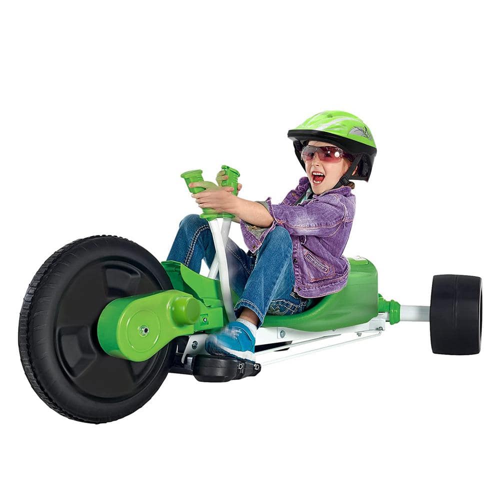 TOBBI Electric Drift Trike Tricycle Mini Drifting Trike Big Wheel Kids Ride on Car TH17F0880 T01 The Home Depot