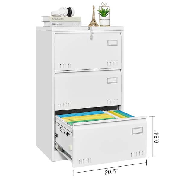 File cabinet linkage lock Drawer lock 1 lock control 3 drawers Front  installation Simple and convenient Multi-layer drawer lock