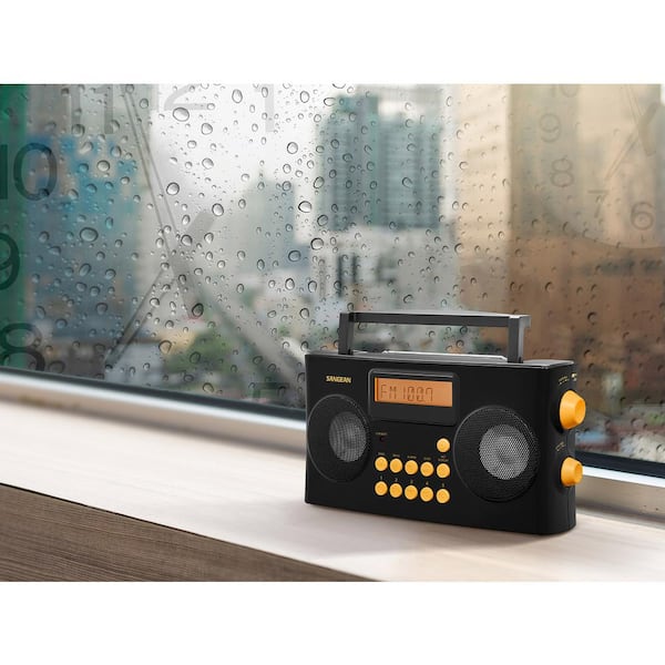 Sangean AM/FM Portable Vision Impaired Radio with Voice Prompts PR-D17 -  The Home Depot