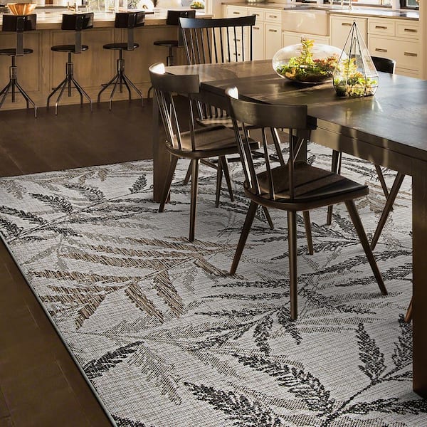 Charm Kimberly Naturals Beige 7 ft. x 10 ft. Indoor/Outdoor Area Rug