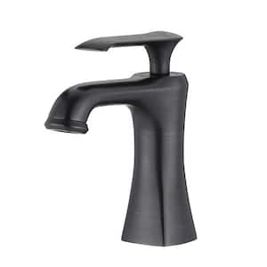 Single-Handle Single Hole Contemporary Bathroom Faucet Oil-Rubbed Bronze