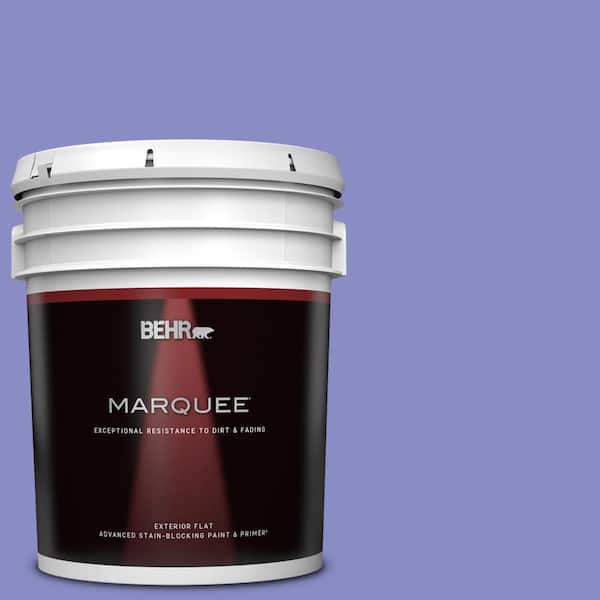 BEHR MARQUEE 5 gal. #P550-5 Carriage Ride Flat Exterior Paint & Primer