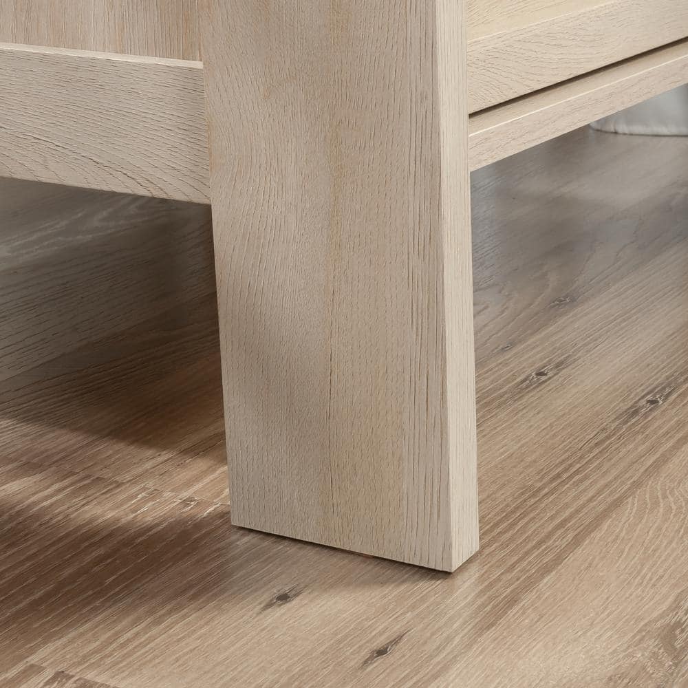 Chalked Chestnut 1-Drawer Nightstand with Open Shelf