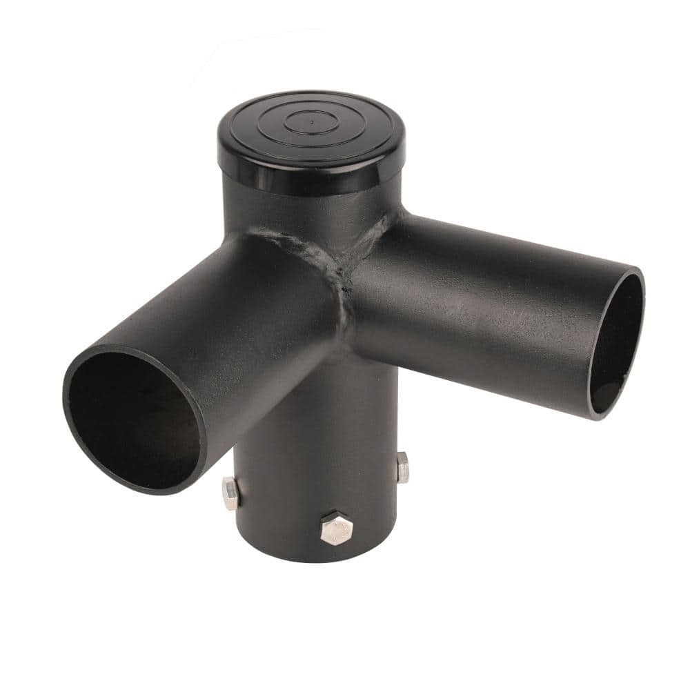 7 in. 90-Degree Twin Spoke Mounting Bracket Tenon Adapter for LED Outdoor Pole Lights price history on PriceWatchPro