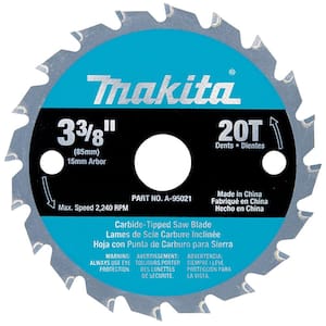 3-3/8 in. 20 TPI Carbide-Tipped Circular Saw Blade for SH01W