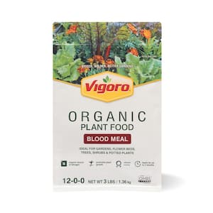 3 lbs. Organic Blood Meal Plant Food, OMRI Listed, 12-0-0