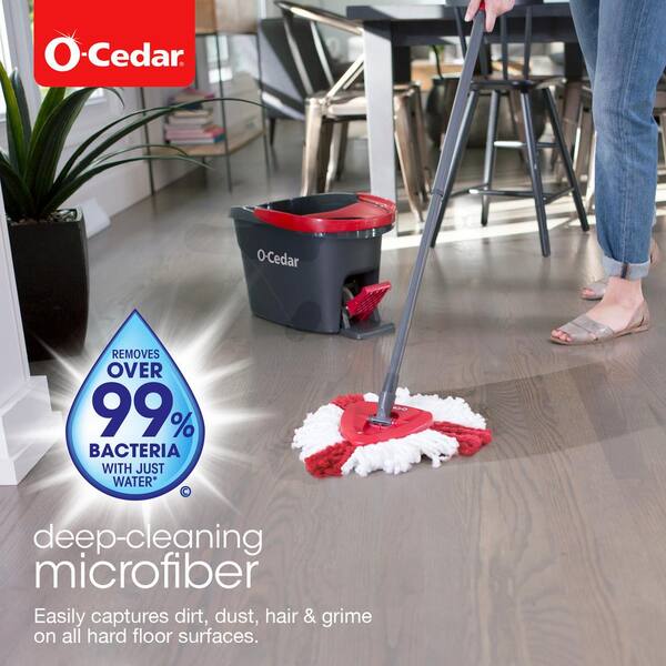 OCedar EasyWring Microfiber Spin Mop Bucket Floor Cleaning System BEST SELLER