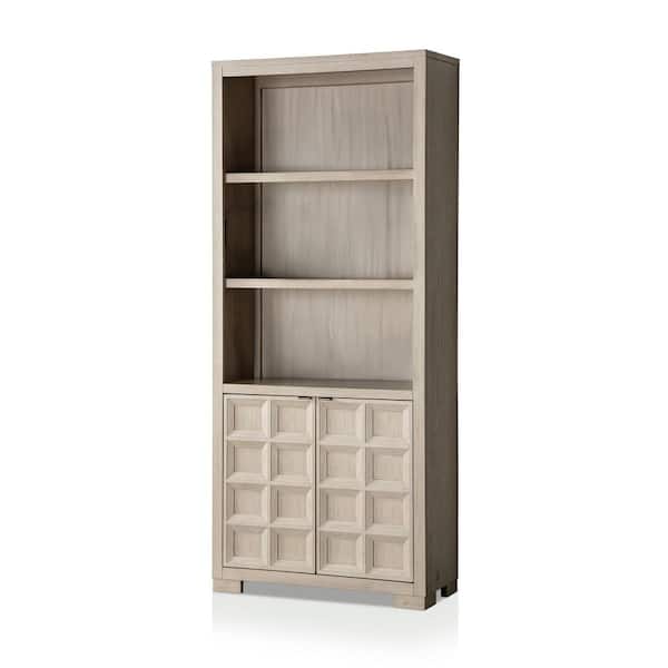 Furniture of America Flonnin 78.5 in. Tall Modern Classic Tawny