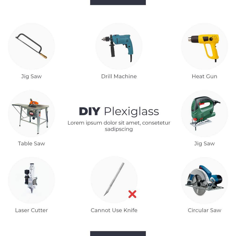 Clear 20x24 Inch Acrylic Sheets for DIY and Home Projects