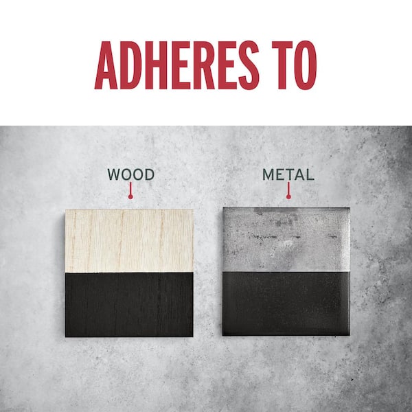 1 qt. Low VOC Protective Enamel Semi-Gloss Black Interior/Exterior Paint (2-Pack)