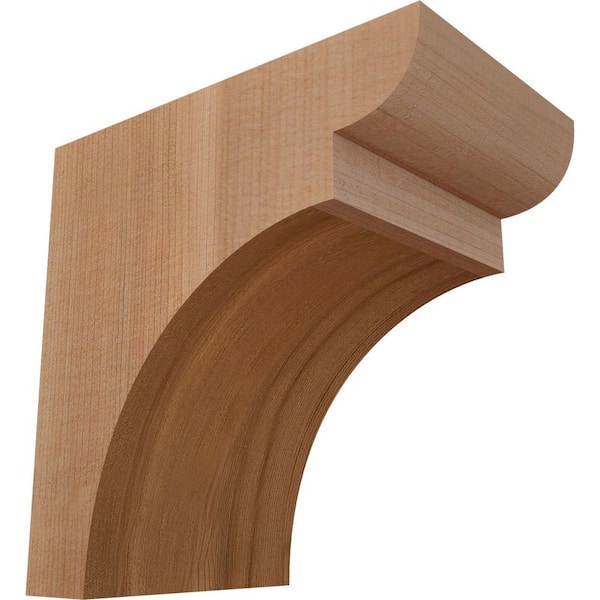 Ekena Millwork 3-1/2 in. x 6 in. x 6 in. Western Red Cedar Yorktown Smooth Corbel