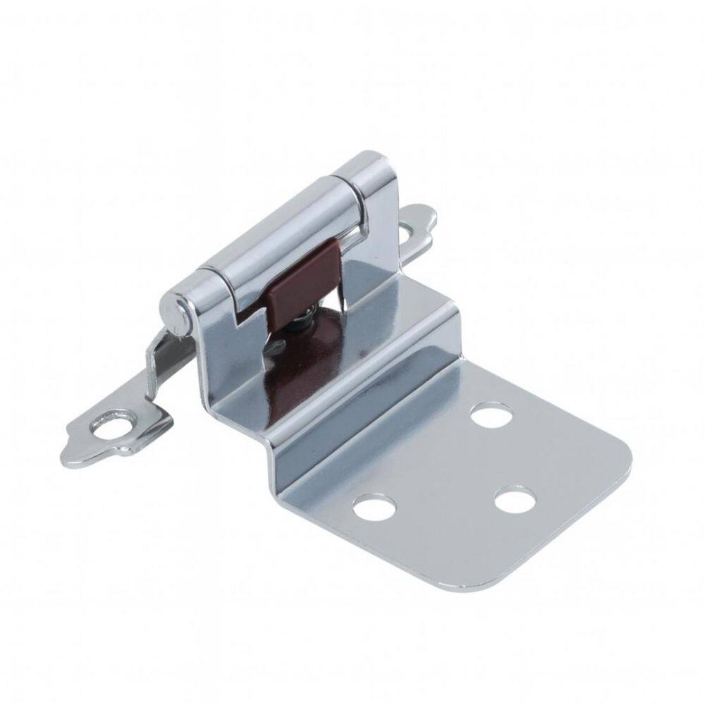 3/8 in. Inset Self-Closing No Radius Cabinet Hinge in Polished Chrome - (Set of 50) price history on PriceWatchPro